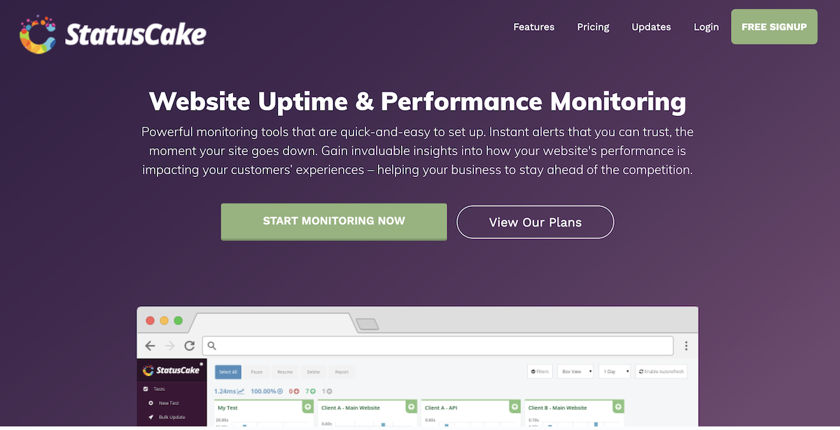 StatusCake-Monitoring